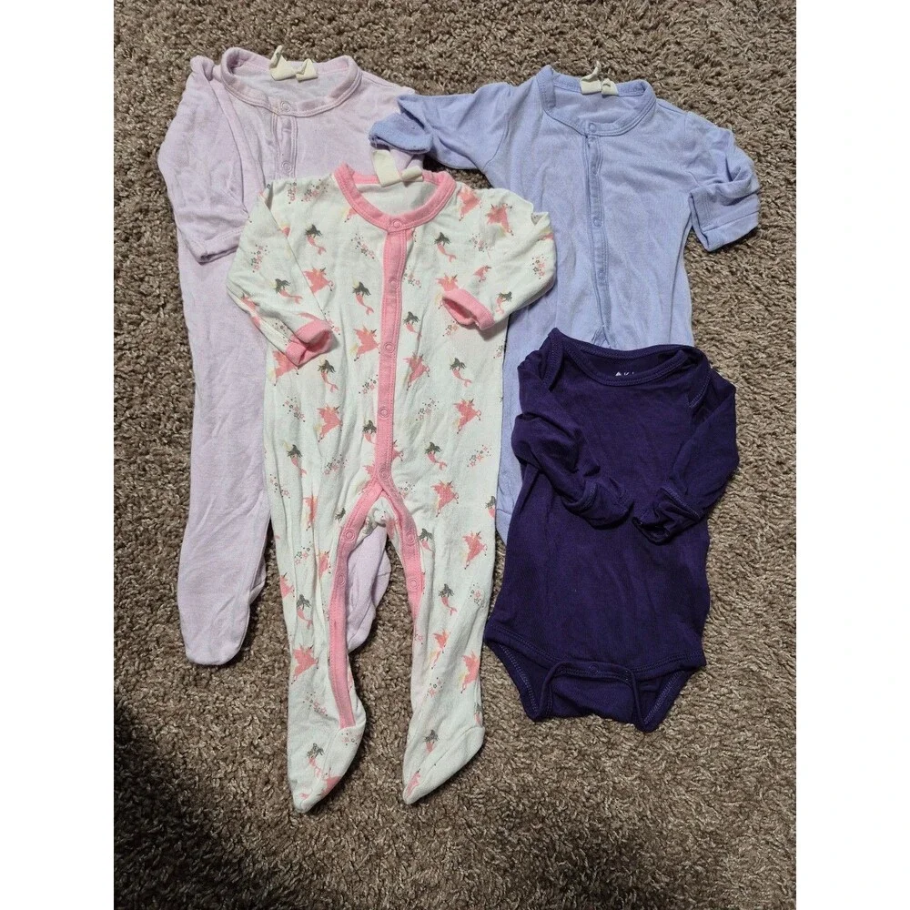 Kyte baby newborn bamboo bundle set of 4